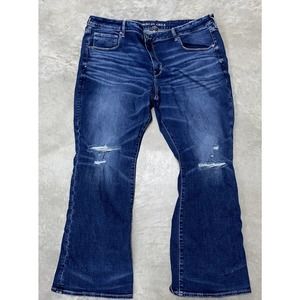 womens american eagle Size 24 reg boot cut Stretch jeans